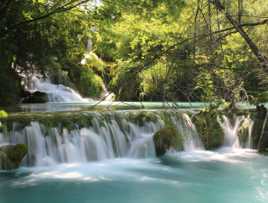 Chutes d'eau en Croatie