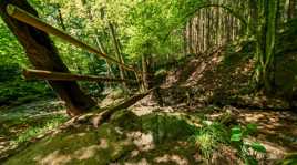Passerelle sur le Ninglinspo