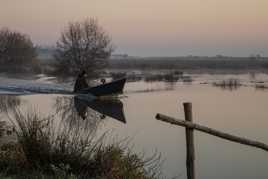 Retour de chasse au petit matin