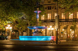 La fontaine bleue