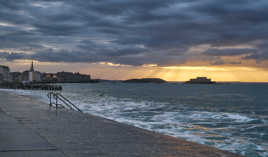 Les contrastes de l'océan.