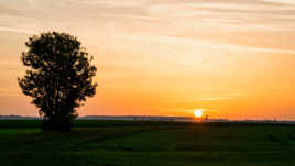 Lever de soleil sur Amanvillers