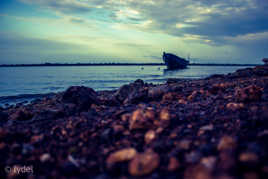 lever du jour sur le fleuve