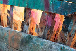 Epave dans la lumière