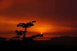 coucher de soleil sur le PAcifique