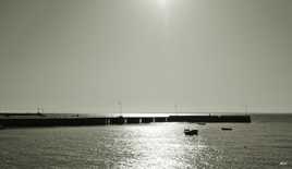 Jetée en fin de journée