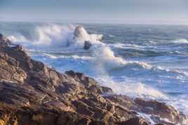 Grande marée à Quiberon