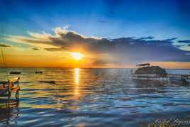 Coucher de soleil à Baie des Brises