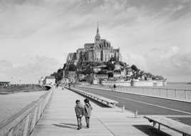 Les enfants au Mt St Michel