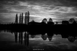 Symétrie en noir et blanc