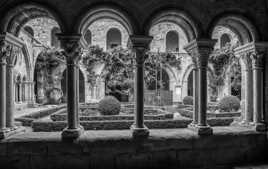 Cloître de l'abbaye de Fonfroide