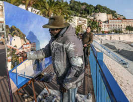 Le peintre Omar Logang (11)...