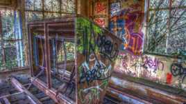 Vestige des mines de Normandie