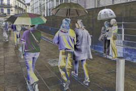 Les parapluies de Nîmes