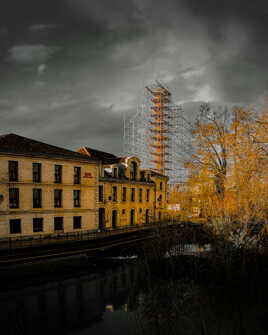 Moody orange