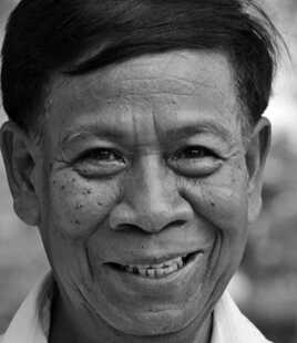 Très heureux d'être photographié.