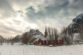 Petite église rouge