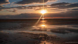 Coucher en bord de mer