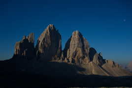 Les tre cime di Lavaredo au reveil