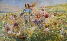Chevalier aux fleurs