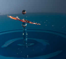 collisions 3 gouttes d'eau