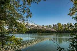 Un pont sur le Rhône