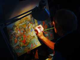 Dans l'intimité du peintre