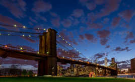 Brooklyn Bridge & skyline