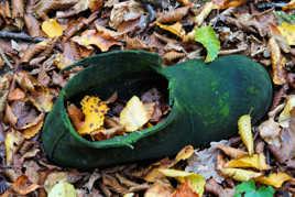 Chaussure cherche pied