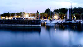 Aube sur le port