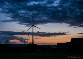 Eoliennes au repos