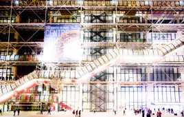 beaubourg la nuit