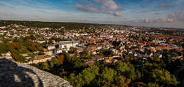 du haut de la tour de Montlhéry Vue sur Montlhéry