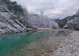 Verdon d'hiver.