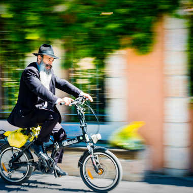 Cycliste a Jerusalem