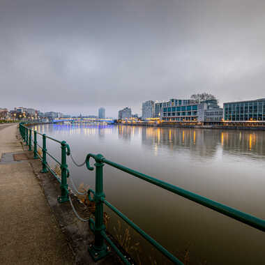 Petit matin gris en bord de Meuse par Stefano