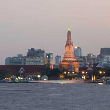 Bangkok depuis le fleuve par patrick69220