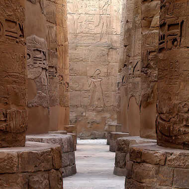 Colonnes à Karnak par patrick69220