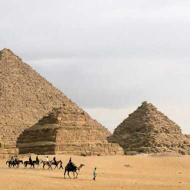 Panorama au pyramides de Gizeh par patrick69220