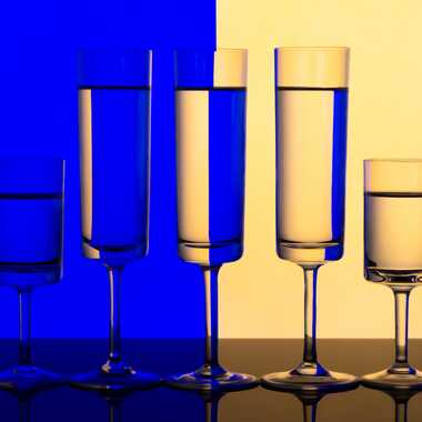 Verres bicolores par Vingtcent