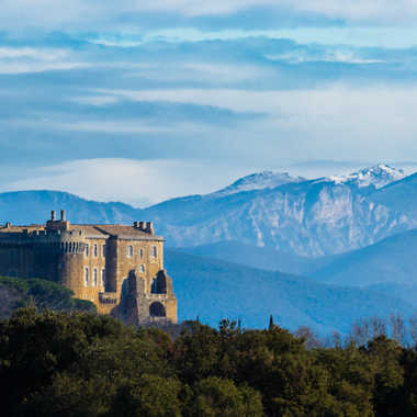 Le château et la montagne par Dav.sv
