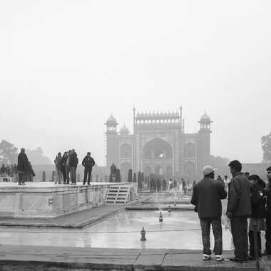 Dans l'enceinte du Taj Mahal par patrick69220