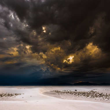 Orage sur White Sand National Park