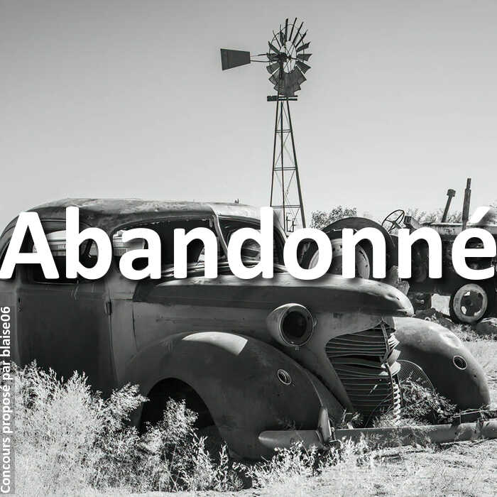 Concours Photo - Abandonné