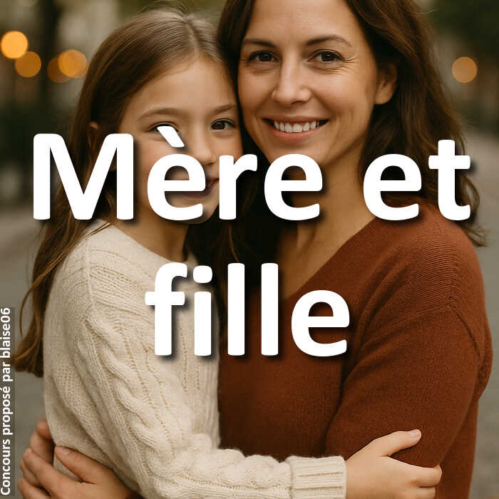 Concours Photo - Mère et fille