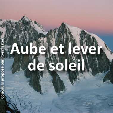 Aube et lever de soleil