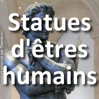 Statues d'êtres humains
