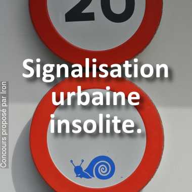 Signalisation urbaine insolite.